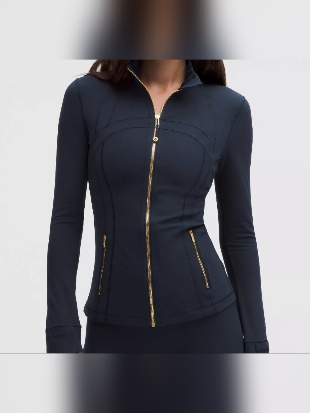Lululemon Define Jacket Nulu NAVY & GOLD NWT